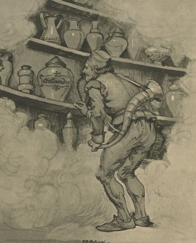 2- Giovanni Battista Galizzi, Astolfo e il senno d’Orlando