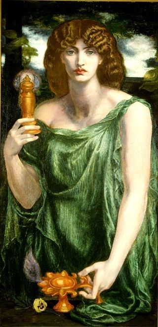 7 - Dante Gabriel Rossetti, Mnemosyne