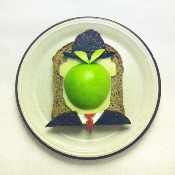 1-René Magritte cucinato con arte da Ida Frosk.
