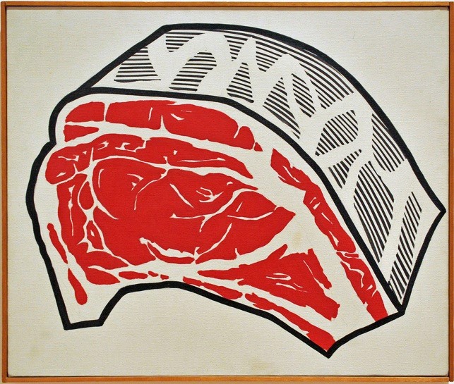 Roy Lichtenstein, Standing Rib, 1962, The Museum of Contemporary Art, Los Angeles [The Panza Collection].