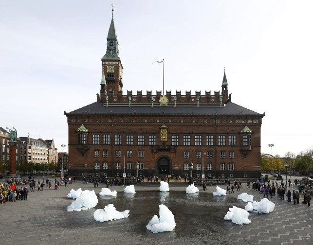 Olafur Eliasson e Minik Rosing, Ice Watch, Copenaghen, 2014
