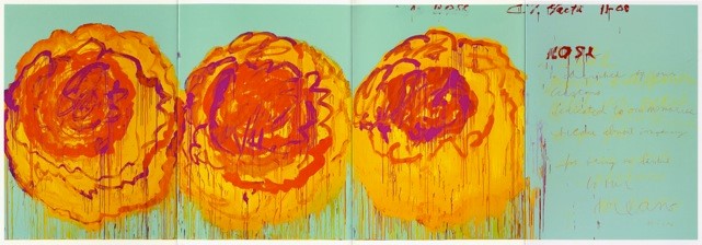 Cy Twombly, The Rose (I), 2008.