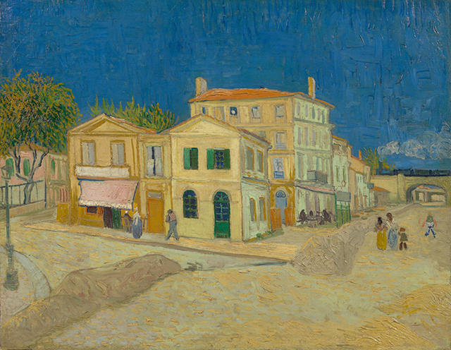 Vincent VanGogh La casa gialla, Arles 1888. È conservato al Van Gogh Museum di Amsterdam
