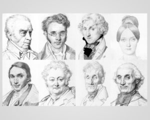 Dominiques Ingres, collage dei suoi disegni-ritratto